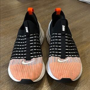 Nike Mens Black and Orange REACT